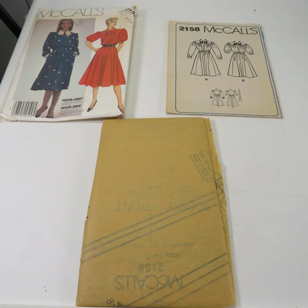 McCalls 2158 clothing pattern Dress size 8-12 UNCUT